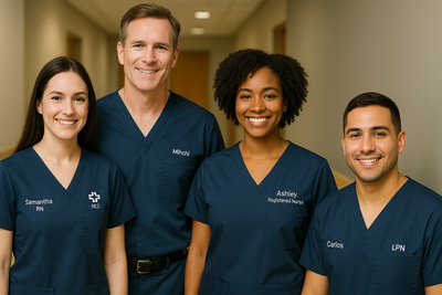 Embroidered Scrubs That Work as Hard as You Do