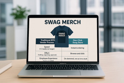 Procurement Cycles Take Forever Is There a Faster Way to Get Branded Merch? Compare Traditional RFP/Vendor Processes vs One-Click Swag Stores