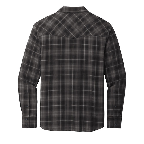 Port Authority Long Sleeve Ombre Plaid Shirt W672