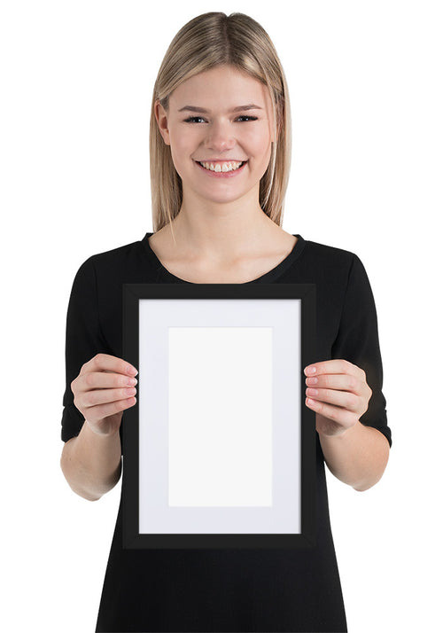 Matte Paper Framed Poster With Mat