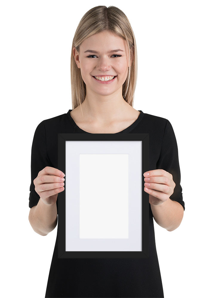 Matte Paper Framed Poster With Mat