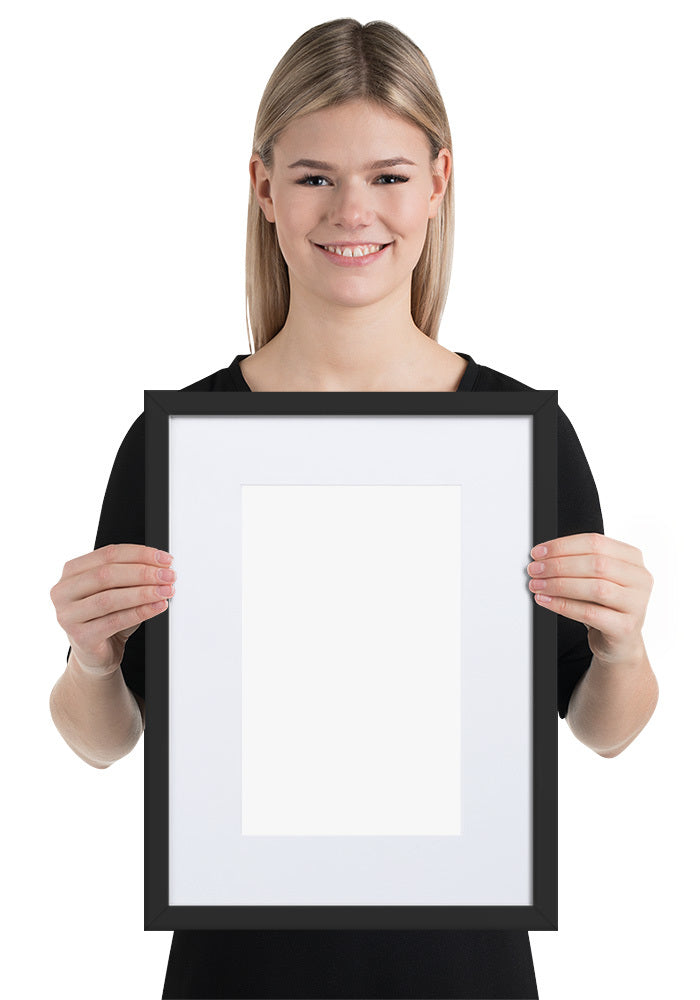 Matte Paper Framed Poster With Mat