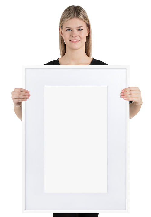 Matte Paper Framed Poster With Mat