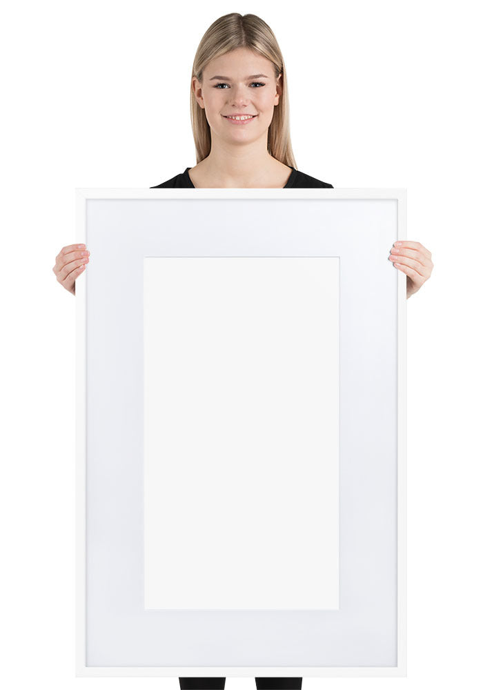Matte Paper Framed Poster With Mat