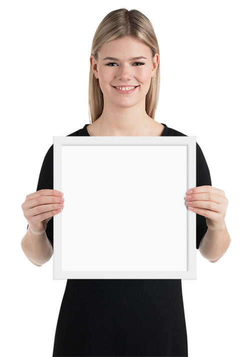 Premium Luster Photo Paper Framed Poster