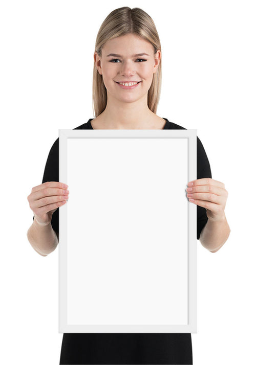 Premium Luster Photo Paper Framed Poster