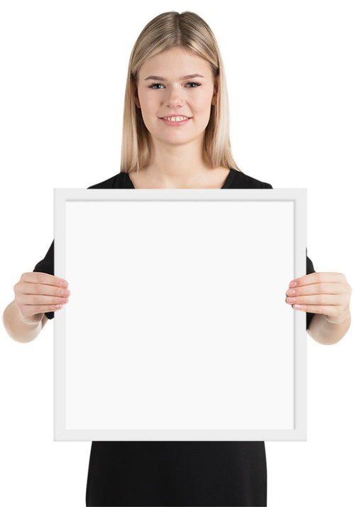 Premium Luster Photo Paper Framed Poster