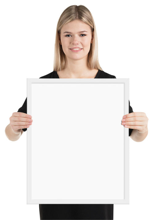 Premium Luster Photo Paper Framed Poster