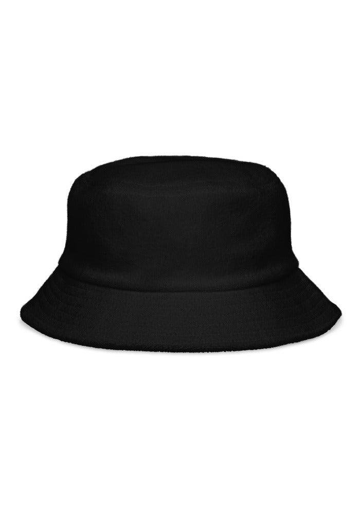 Unstructured Terry Cloth Bucket Hat