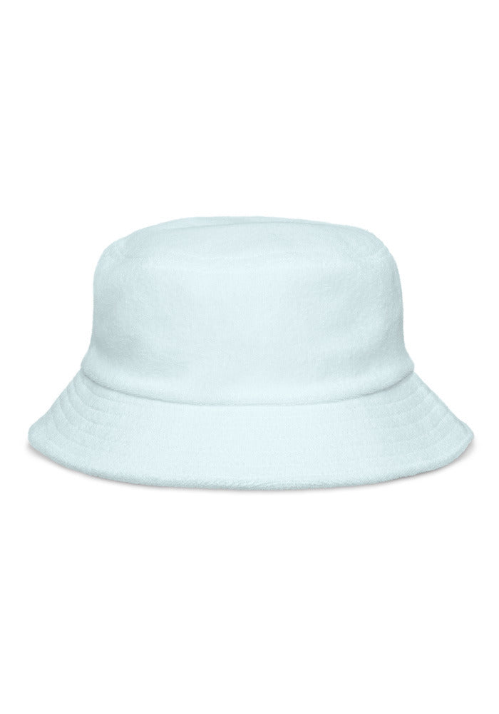 Unstructured Terry Cloth Bucket Hat