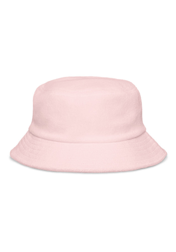 Unstructured Terry Cloth Bucket Hat