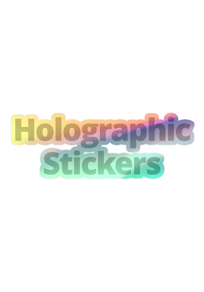 Kiss-Cut Holographic Stickers