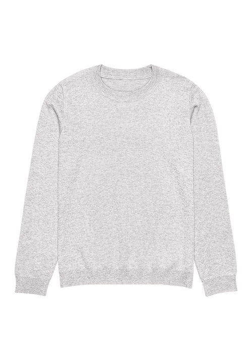 Classic Fit Knitted Crew Neck Sweater
