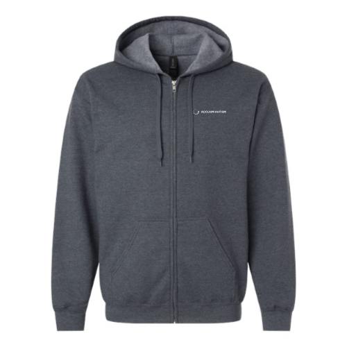AcclaimAutism - Gildan Softstyle Full Zip Hooded Sweatshirt