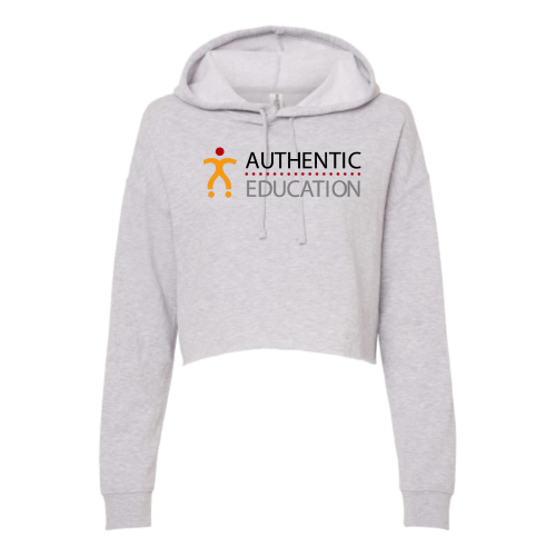 Authentic Education - Independent Trading Women's Crop Hoodie