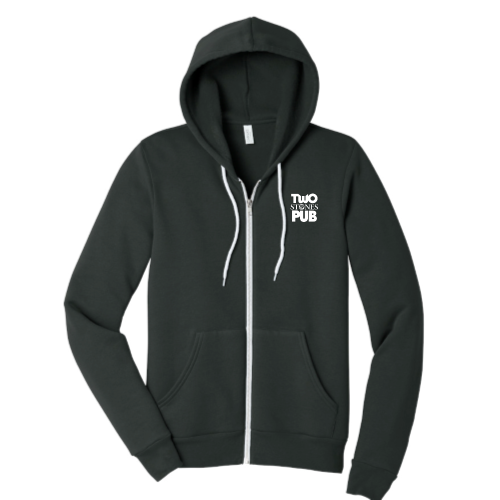 TwoStonesPub - BellaCanvas - Sponge Fleece Zip Hoodie