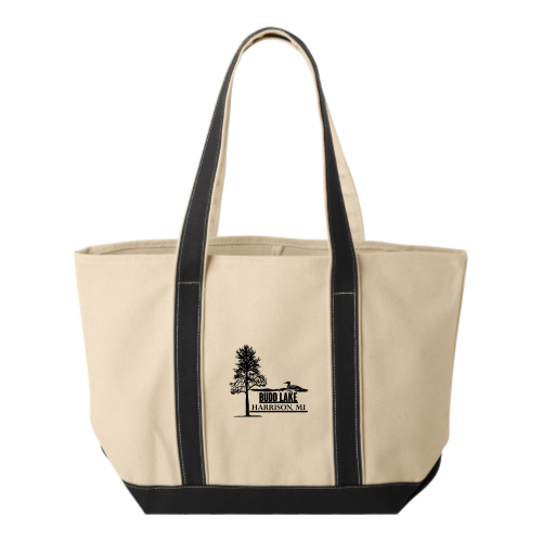 BuddLakeAssociation - 16 Ounce Cotton Canvas Tote v3