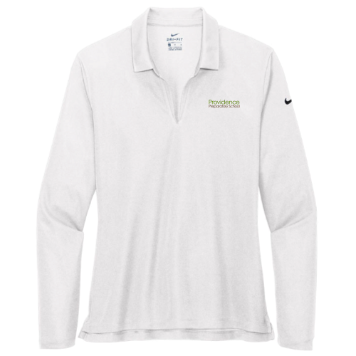 ProvidencePrepSchool - Nike Ladies Dri-FIT Micro Pique 2.0 Long Sleeve Polo