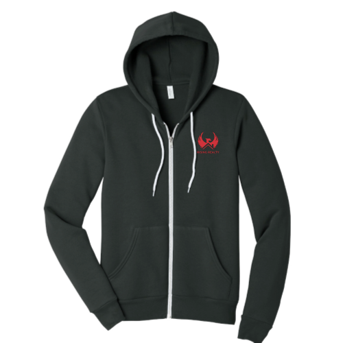 RisingRealty - Unisex Sponge Fleece Full-Zip Hooded Sweatshirt