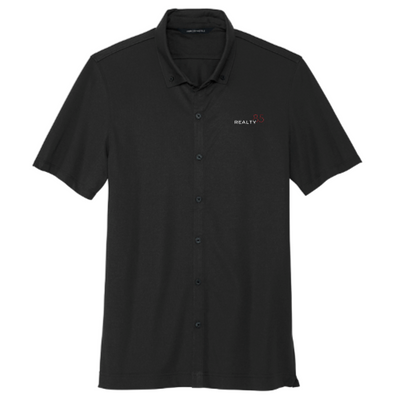Realty85 - Mercer+Mettle Stretch Pique Full-Button Polo