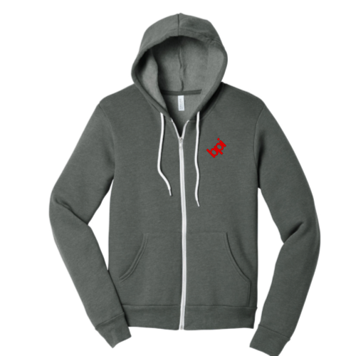 BPI - Unisex Sponge Fleece Full-Zip Hooded Sweatshirt