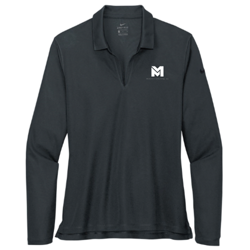 McDermittConsulting - Nike - Ladies Dri-FIT Long Sleeve Polo