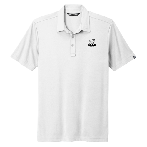 BeckJuniorHigh - TravisMathew - Men's Oceanside Solid Polo - White