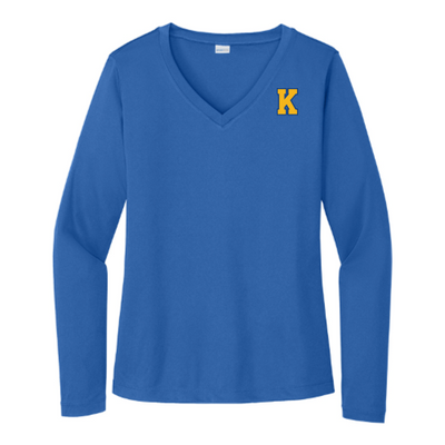 Kearsarge - Sport Tek Ladies Long Sleeve V Neck Competitor Tee