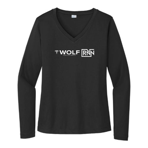 RNNMedical - Sport Tek Ladies Long Sleeve V Neck Competitor Tee