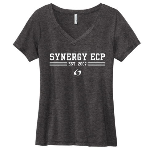 SynergyECP - Volunteer Knitwear Women's Daily V-Neck Tee USA-Made - v4