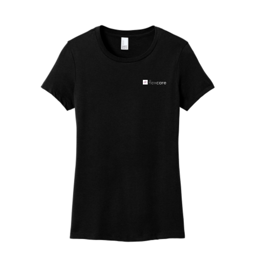 FlexCareStaffing - District Made Ladies Perfect Weight Crew Tee