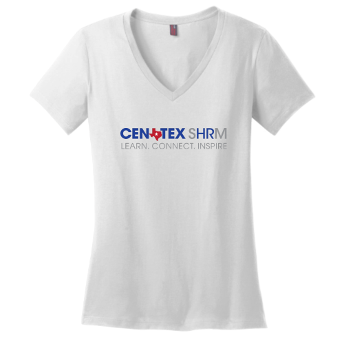 CentexSHRM - District Made Ladies Perfect Weight V-Neck Tee v1