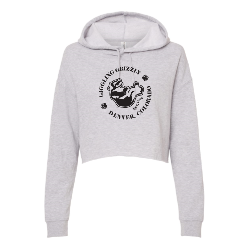 GigglingGrizzly - Independent Trading Women's Crop Hoodie - v1