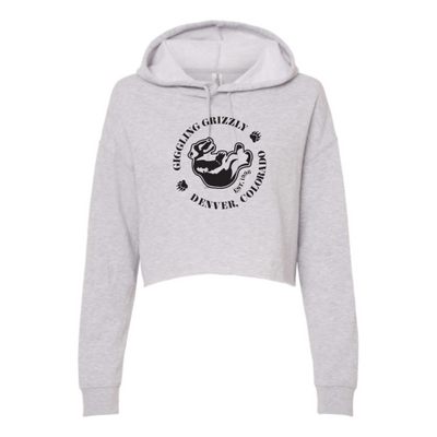 GigglingGrizzly - Independent Trading Women's Crop Hoodie - v1