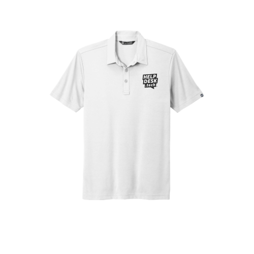 HelpDesk - TravisMathew - Men's Oceanside Solid Polo - White