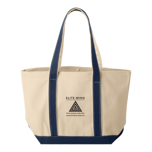 Elite Mind Technologies - 16 Ounce Cotton Canvas Tote