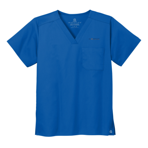 CedarValley - WonderWink Unisex WorkFlex Chest Pocket V-Neck Top v1