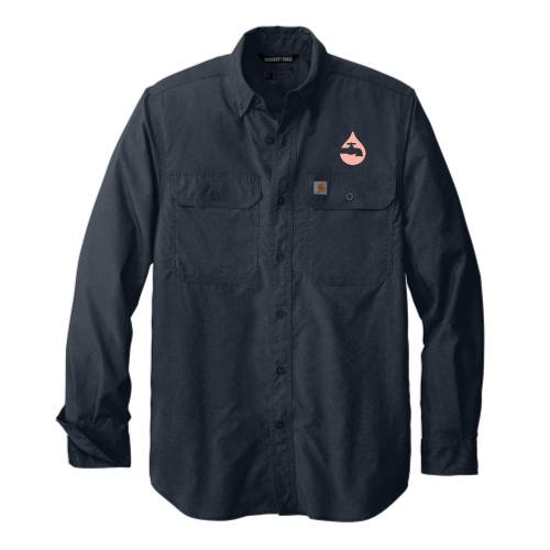 PaluskaPlumbing - Carhartt force solid long sleeve shirt v1