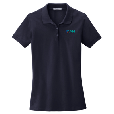 WomeninNutraceuticals - Port Authority - Ladies EZCotton Polo - v1