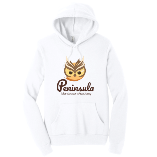 PeninsulaMontessoriAcademy - Unisex Poly/Cotton Hooded Pullover Sweatshirt