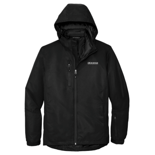 LongMcArthur - Port Authority Vortex Waterproof 3-in-1 Jacket - Black