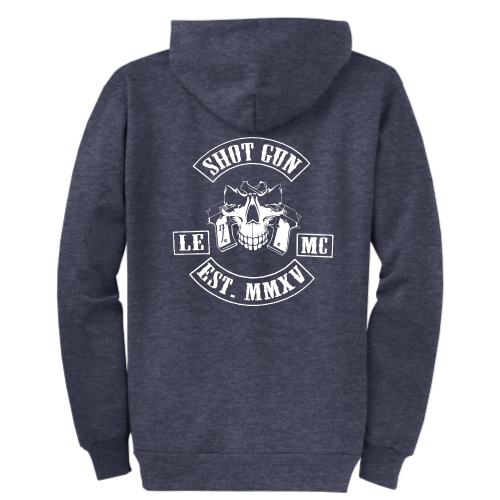 ShotGunLawEnforcementMC - Port & Company Classic Full-Zip Hooded Sweatshirt V7 "EST. MMXV"