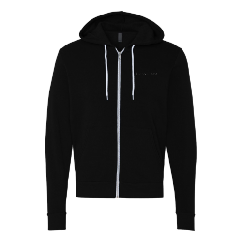 HoneyandHerb - Unisex Sponge Fleece Full-Zip Hooded Sweatshirt