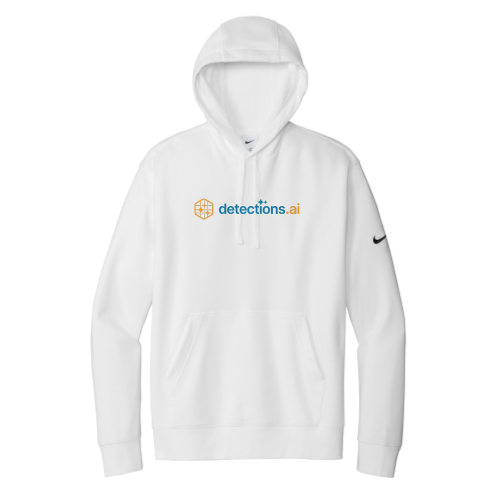 detections.ai - Nike Club Fleece Sleeve Swoosh Pullover Hoodie