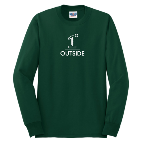 OneDegreeOutside - JERZEES Heavyweight Blend 50/50 Cotton/Poly Long Sleeve T-Shirt