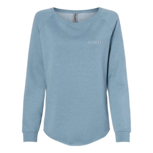 Ignite Living - Independent Trading Women's California Wave Wash Crewneck Sweatshirt