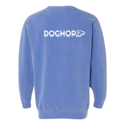 DogHop -Pigment-Dyed Crewneck Sweatshirt