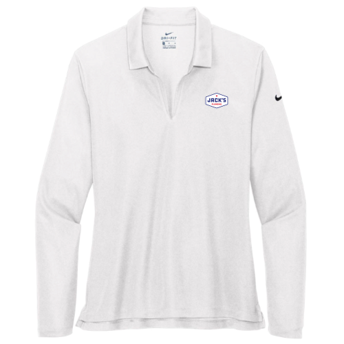 JacksPlumbing Nike - Ladies Dri-FIT Long Sleeve Polo
