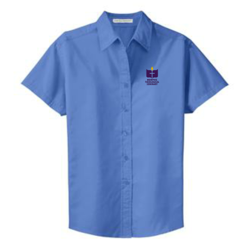 MemphisSeminaryTeamStore - Port Authority Ladies Short Sleeve Easy Care Shirt v1