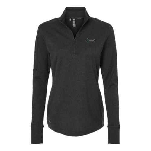 AvoInc - Women's 3-Stripes Quarter-Zip Sweater